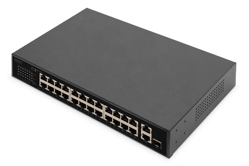 EAN 4016032485049 - Digitus DN-95356 switch Gigabit Ethernet (10/100/1000) Energía sobre Ethernet (PoE) 1U Negro imagen 1