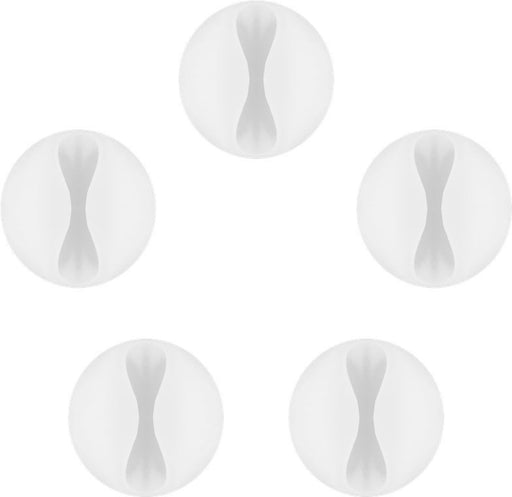 EAN 4040849951831 - Goobay 95183 organizador de cables Universal Soporte para cables Blanco 5 pieza(s) imagen 1