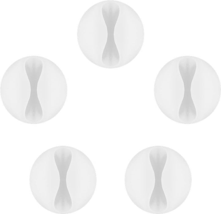 EAN 4040849951831 - Goobay 95183 organizador de cables Universal Soporte para cables Blanco 5 pieza(s) imagen 1