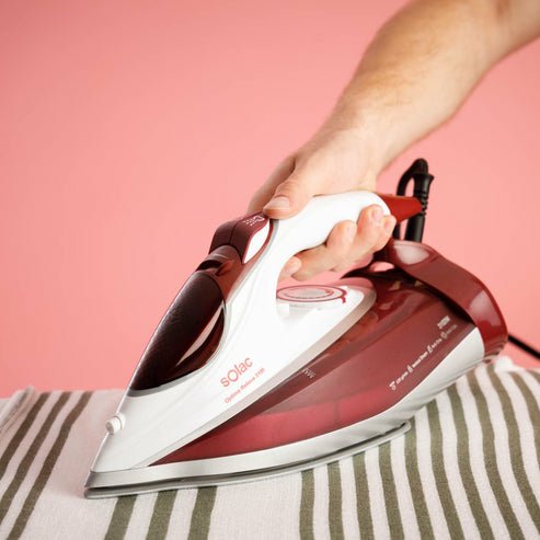 EAN 8433766187104 - Solac Optima Relieve 3100 Plancha a vapor Suela de cerámica 3100 W Rojo, Blanco imagen 12