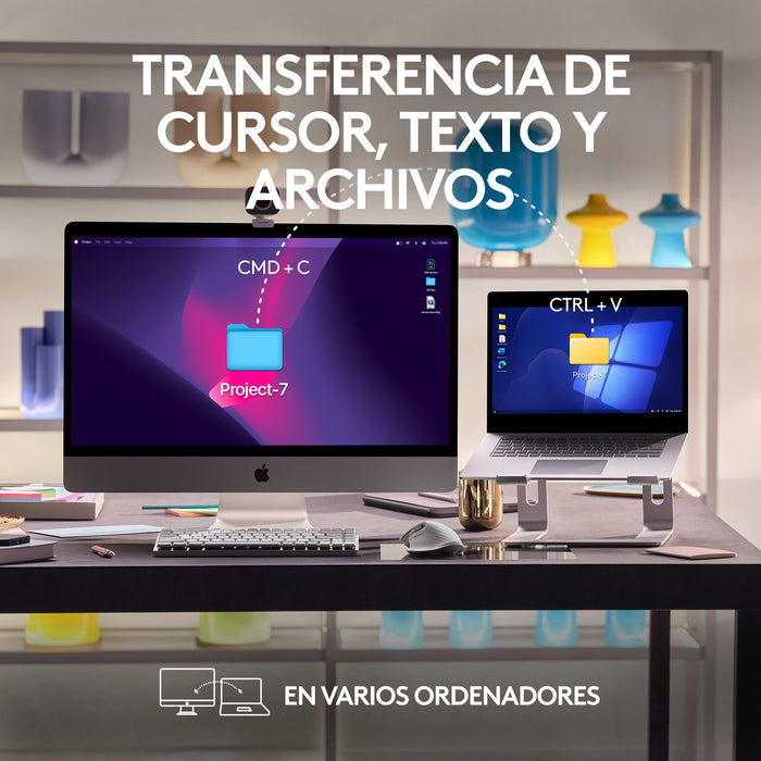 EAN 5099206103757 - Logitech 910-006572 ratón Oficina mano derecha Bluetooth Laser 8000 DPI imagen 15