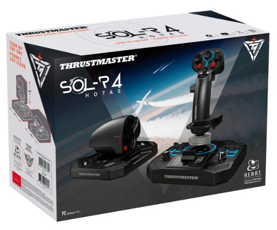 EAN 3362932916802 - Thrustmaster Sol-R 4 HOTAS Negro USB Joystick/Palanca de control lateral + cuadrante de aceleración Analó imagen 6