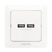 EAN 4052792047707 - LogiLink PA0163 toma de corriente 2x USB Blanco imagen 1