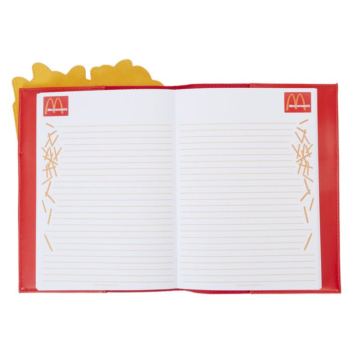 EAN 0671803490796 - Loungefly McDonald's French Fries cuaderno y block Rojo, Blanco, Amarillo imagen 3
