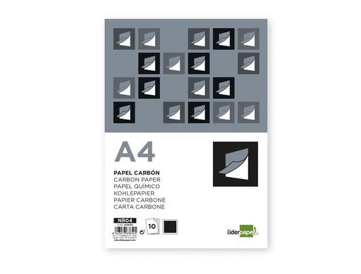 EAN 8423473636545 - Liderpapel NR04 papel de carbón 10 hojas A4 imagen 1