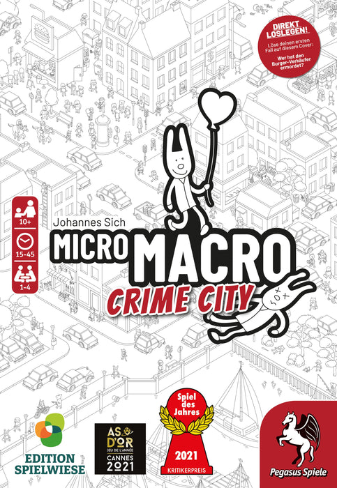EAN 4250231728075 - Pegasus Spiele MicroMacro: Crime City Juego de mesa Deducción imagen 3