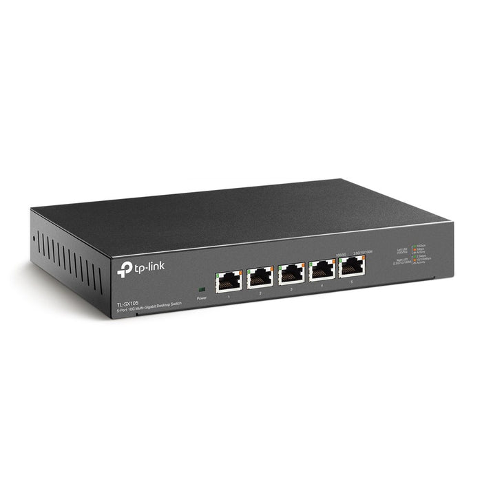 EAN 6935364030896 - TP-Link TL-SX105 switch No administrado 10G Ethernet (100/1000/10000) Negro imagen 2