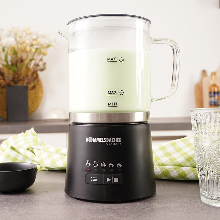 EAN 4001797856500 - Rommelsbacher MS 625 espumador o calentador de leche Automático Negro, Acero inoxidable imagen 5