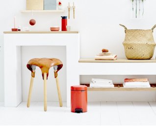 EAN 8710755112140 - Brabantia 112140 papelera 3 L Alrededor Rojo imagen 5