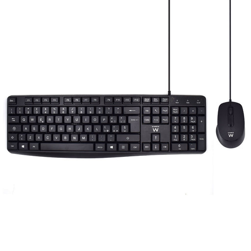 EAN 8052101430356 - Ewent EW3005 teclado Ratón incluido Oficina USB QWERTY Italiano Negro imagen 1