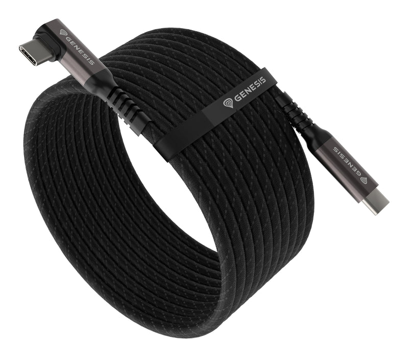 EAN 5901969445329 - GENESIS NVC-2219 cable USB USB 3.2 Gen 2 (3.1 Gen 2) 5 m USB C Negro, Gris imagen 5