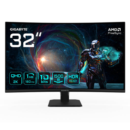 EAN 4719331863548 - GIGABYTE GS32QCA LED display 80 cm (31.5") 2560 x 1440 Pixeles Quad HD Negro imagen 1