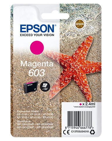 EAN 8715946666785 - Epson C13T03U34020 cartucho de tinta 1 pieza(s) Original Rendimiento estándar imagen 1