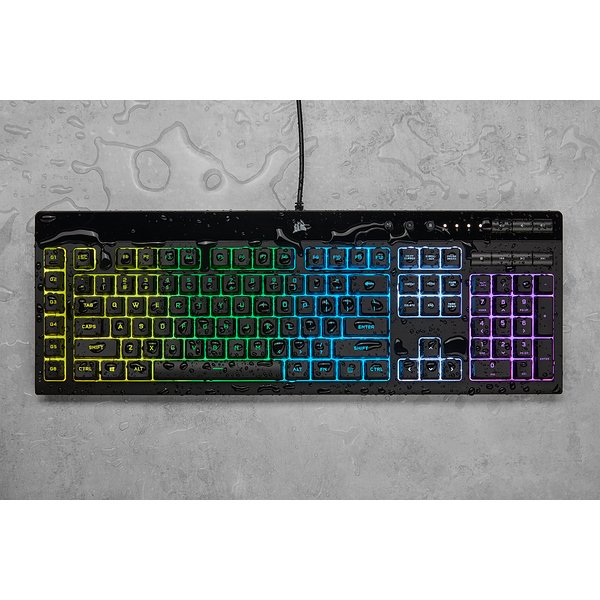 EAN 0840006631736 - Corsair K55 RGB PRO teclado Juego USB QWERTY Español Negro imagen 9