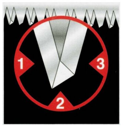 EAN 3253562152886 - Stanley 2-15-288 sierra 50 cm Negro, Acero inoxidable, Amarillo imagen 3