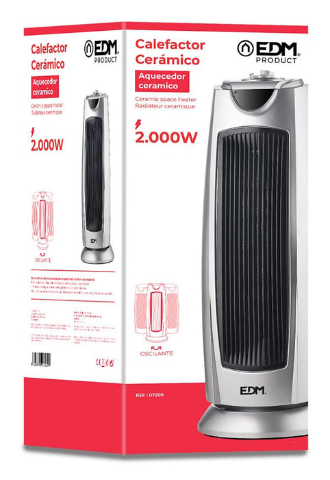 EAN 8425998072099 - EDM 07209 Interior Plata 2000 W Ventilador eléctrico imagen 2