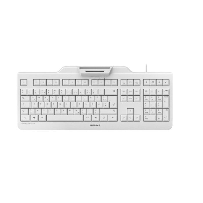 EAN 4025112090134 - CHERRY JK-A0400EU-0 teclado Oficina USB QWERTY Inglés de EE. UU. Gris imagen 1