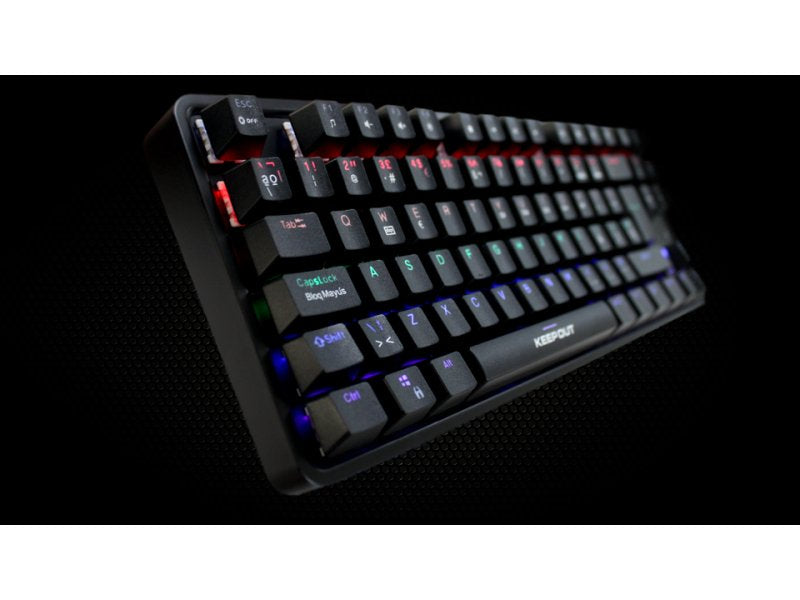 EAN 8435099525431 - KeepOut F105 teclado Juego USB QWERTY Inglés, Español Negro imagen 3