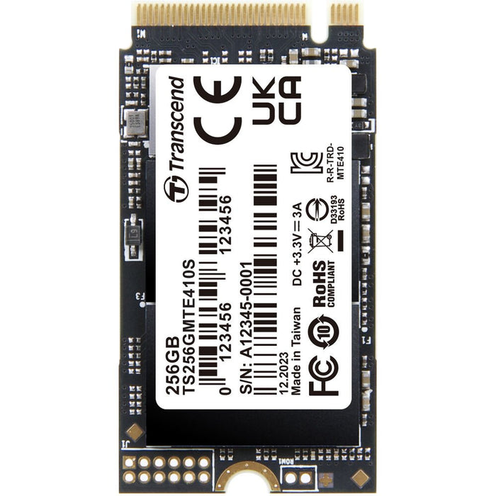 EAN 0760557865308 - Transcend PCIe SSD 410S 256 GB M.2 PCI Express 4.0 NVMe 3D NAND imagen 1