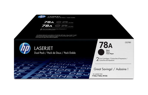 EAN 0886111730506 - HP 78A 2-pack Black Original LaserJet Toner Cartridges cartucho de tóner 2 pieza(s) imagen 1