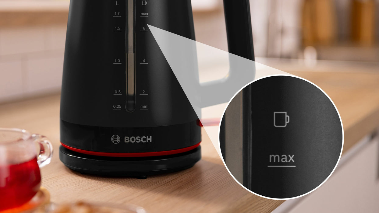 EAN 4242005397808 - Bosch TWK3M123 tetera eléctrica 1,7 L 2400 W Negro imagen 4