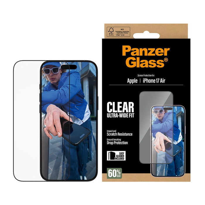 EAN 5715685025754 - PanzerGlass ® Screen Protector iPhone 17 Air | Ultra-Wide Fit w. EasyAligner Protector de pantalla Apple  imagen 2