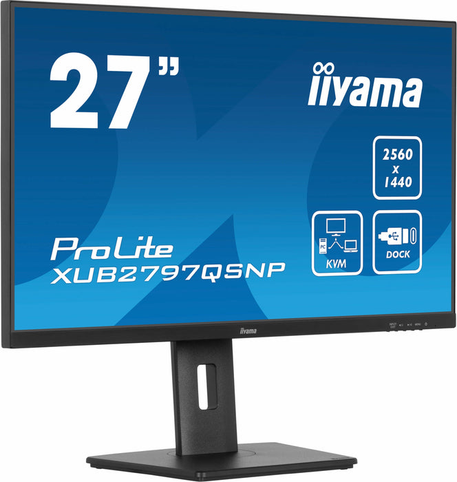 EAN 4948570124329 - iiyama ProLite XUB2797QSNP-B1 pantalla para PC 68,6 cm (27") 2560 x 1440 Pixeles Wide Quad HD LED Negro imagen 3