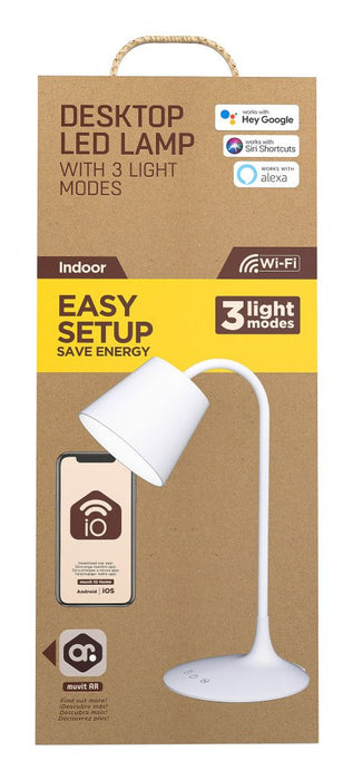 EAN 8426801166486 - Muvit MIOLAMP004 lámpara de mesa 6 W LED G Blanco imagen 4