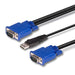 EAN 4002888321853 - Lindy 32185 cable para video, teclado y ratón (kvm) Negro 1 m imagen 4