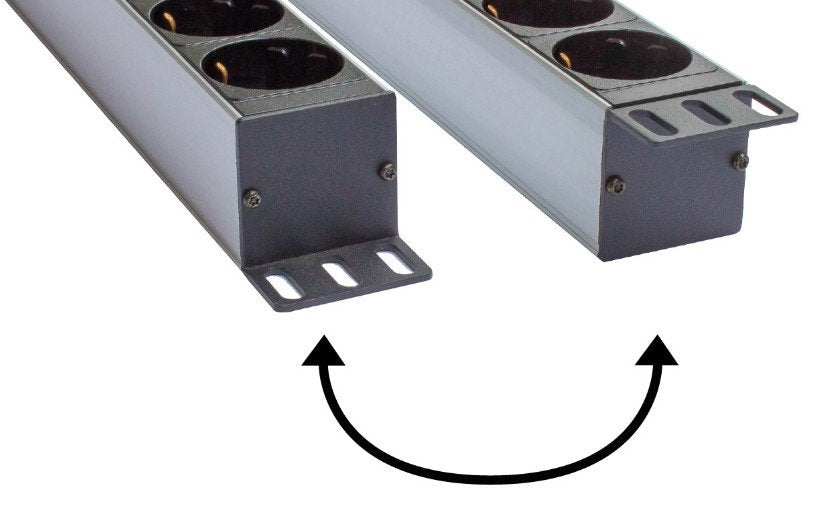 EAN 4014619666348 - Alcasa GC-N0076 base múltiple 1,8 m 8 salidas AC Interior Negro imagen 2