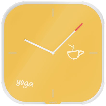 EAN 4002432125050 - Leitz 90170019 reloj de mesa o pared Reloj de cuarzo Plaza Amarillo imagen 6