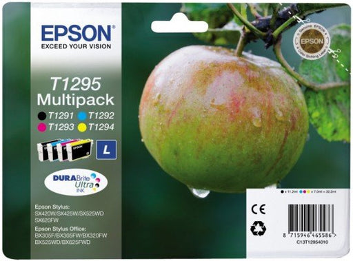 EAN 3610170028529 - Epson Apple T1295 DURABrite Ultra cartucho de tinta 1 pieza(s) Original Negro, Cian, Magenta, Amarillo imagen 1
