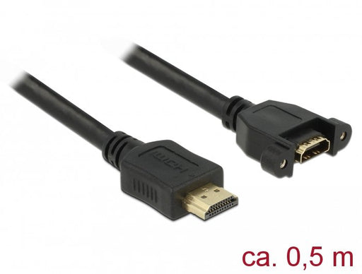 EAN 4043619854639 - DeLOCK 85463 cable HDMI 0,5 m HDMI tipo A (Estándar) Negro imagen 1