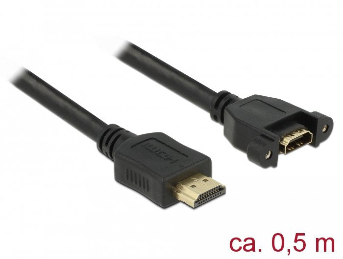 EAN 4043619854639 - DeLOCK 85463 cable HDMI 0,5 m HDMI tipo A (Estándar) Negro imagen 1