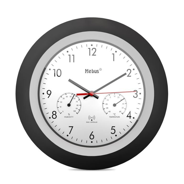 EAN 4007218194497 - Mebus 19449 reloj de mesa o pared Reloj digital Alrededor Negro, Blanco imagen 1
