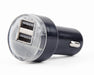 EAN 8716309115674 - Gembird EG-U2C2A-CAR-02 cargador de dispositivo móvil Universal Negro Encendedor de cigarrillos Auto imagen 1
