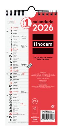 EAN 8422952407485 - Finocam 782060026 calendario imagen 1