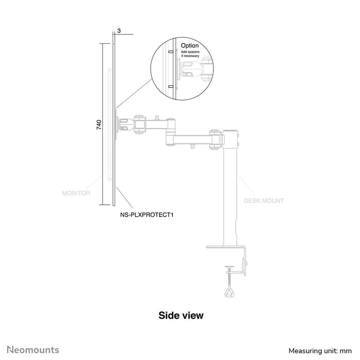 EAN 8717371448219 - Neomounts NS-PLXPROTECT1 accesorio para soporte de monitor imagen 17