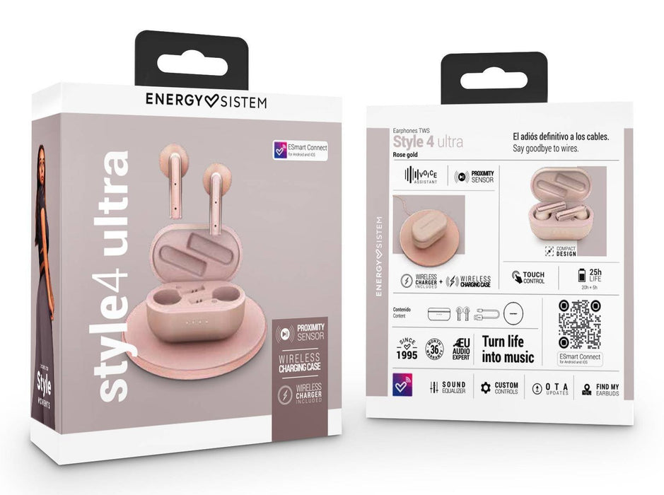 EAN 8432426453481 - Energy Sistem Style 4 Auriculares True Wireless Stereo (TWS) Dentro de oído Llamadas/Música USB Tipo C Bl imagen 6