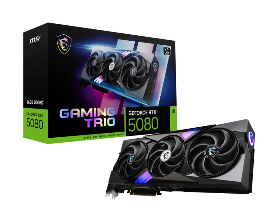 EAN 4711377292153 - MSI GAMING GeForce RTX 5080 16G TRIO NVIDIA 16 GB GDDR7 imagen 7