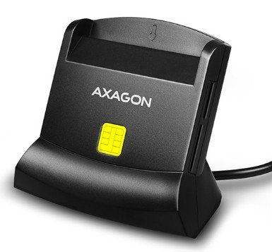 EAN 8595247904300 - Axagon CRE-SM2 lector de tarjeta inteligente Interior USB USB 2.0 Negro imagen 1