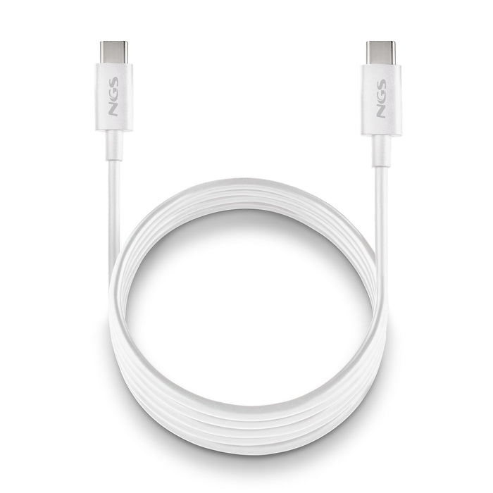 EAN 8435430627374 - NGS ZYRO 60W-1 cable USB USB 2.0 1 m USB C Blanco imagen 2