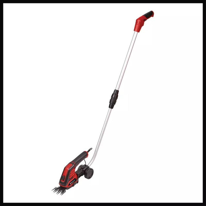 EAN 4006825665161 - Einhell GC-CG 3,6/70 Li tijera de césped inalámbrica 7 cm 3,6 V Ión de litio Aluminio, Negro, Rojo imagen 7