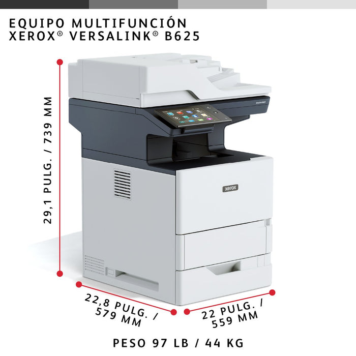EAN 95205040876 - Xerox VersaLink B625V_DN impresora multifunción Laser 1200 x 1200 DPI 65 ppm imagen 6