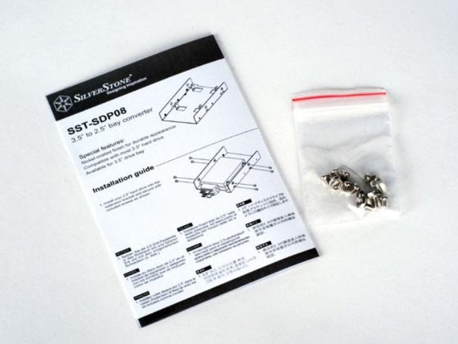 EAN 4710713968813 - Silverstone SST-SDP08B panel bahía disco duro 8,89 cm (3.5") Negro, Níquel imagen 4
