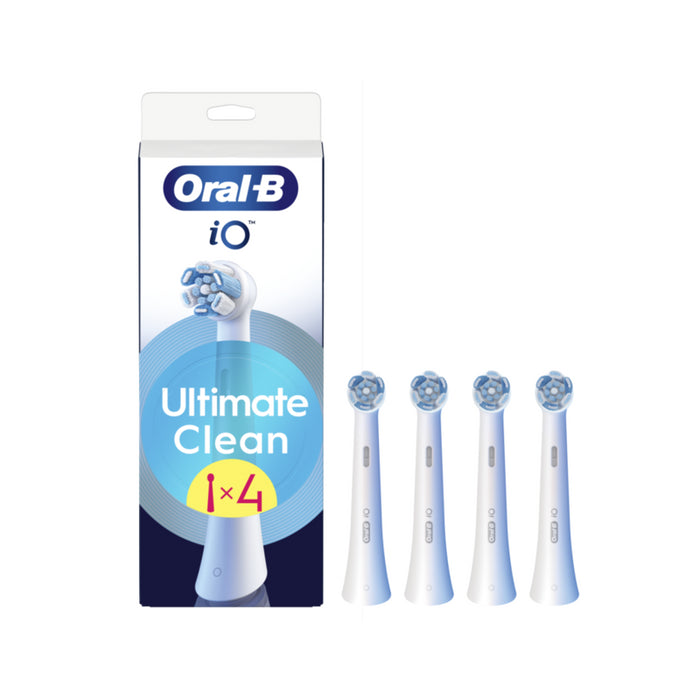 Cabezales De Cepillo De Dientes Reemplazables Oral-B Io Ultimateclean, Paquete De 4, Blancos