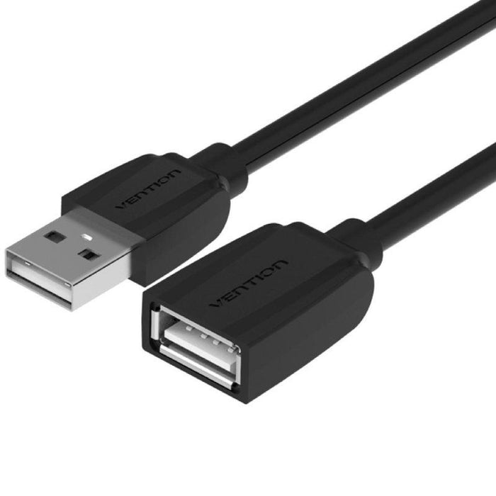 Cable Alargador Usb 2.0 Vention Vas-A44-B100 Usb Macho Usb Hembra 1m Negro