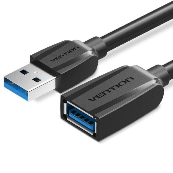 Cable Alargador Usb 3.0 Vention Vas-A45-B050 Usb Macho Usb Hembra 5gbps 50cm Negro