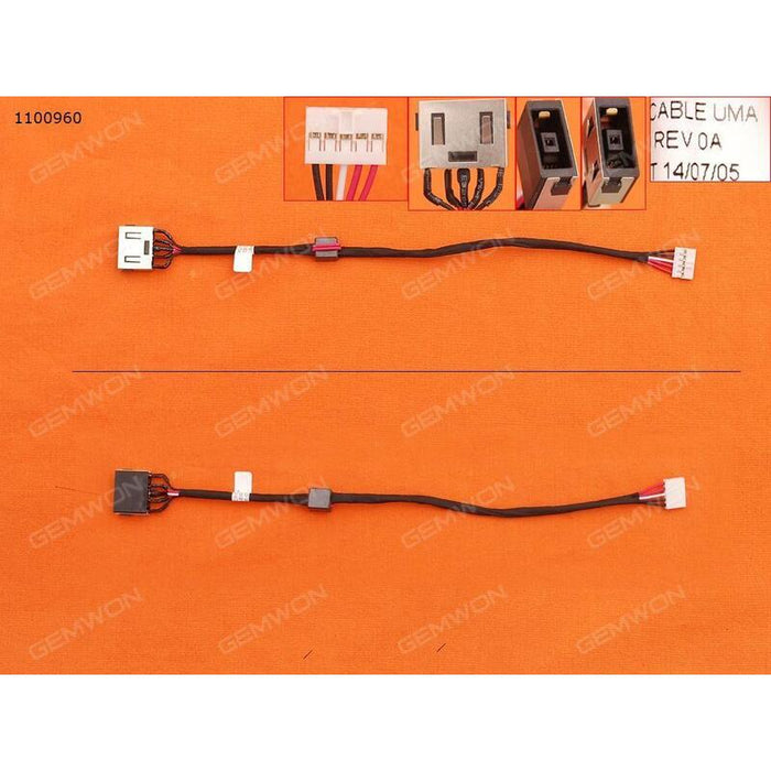 Cable Conector De Cc Cable De Enchufe Del Arnés Del Conector De Alimentación De Cc Lenovo Ideapad G50 70 80 85 90 Dc30100le00 (C