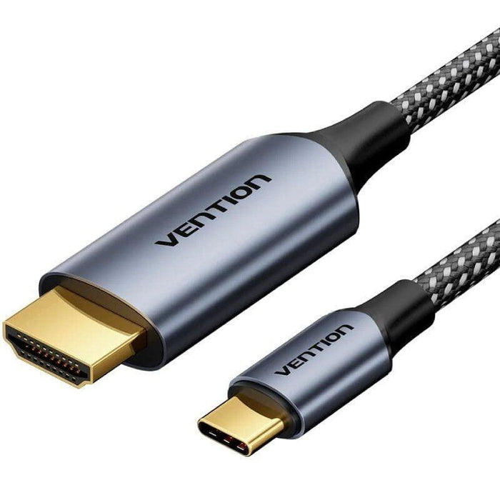 Cable Conversor Hdmi 2.0 4k Vention Crhhac Usb Tipo-C Macho Hdmi Macho 1.8m Negro